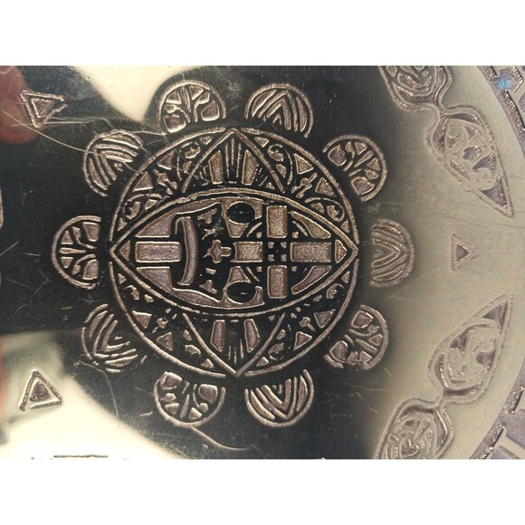 Polished Brass Collectible Trivet Plaque Wall Art Austin Presbyterian  6 in - Picture 8 of 9